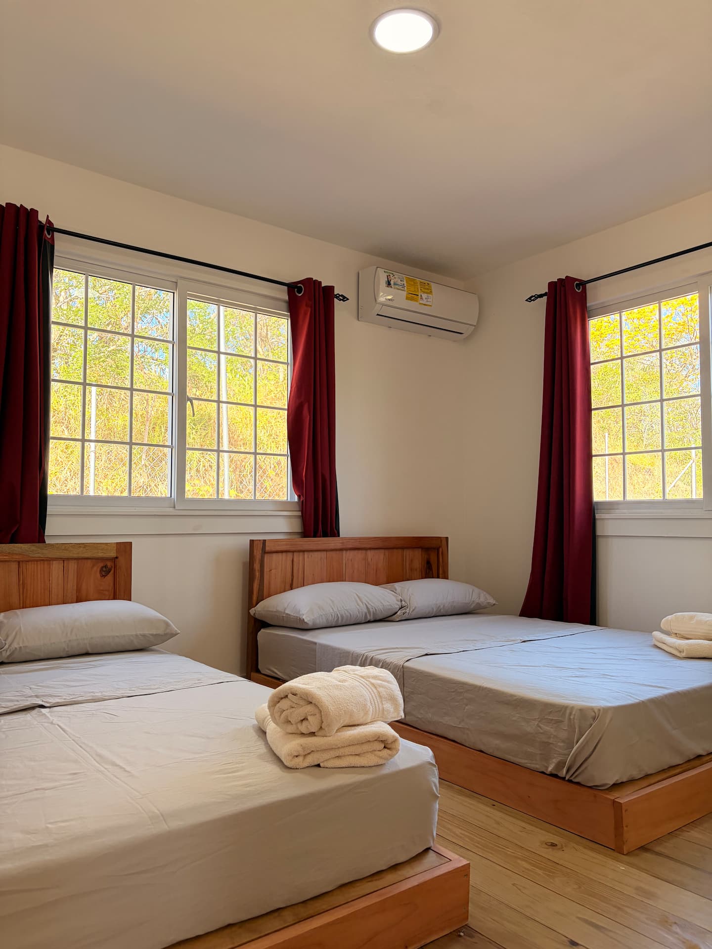 Bedroom with two beds